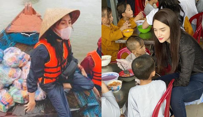 Hình ảnh sao Việt giản dị đi thiện nguyện khiến vạn người thương