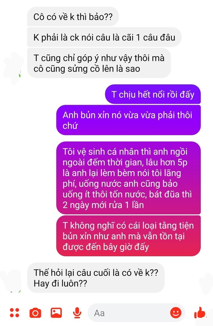 Đi vệ sinh quá 10 phút, cô vợ trẻ bị chồng cằn nhằn lãng phí điện nước