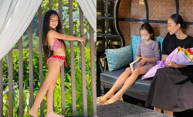 Mới 7 tuổi, ái nữ nhà Đoan Trang đã ra dáng siêu mẫu tương lai