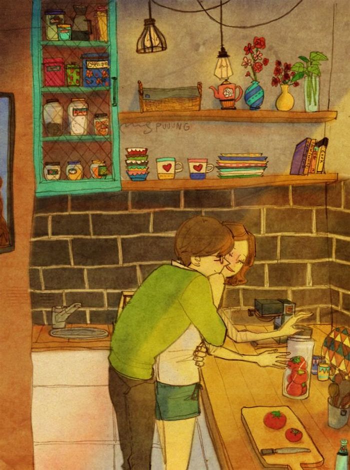 Mặc kệ ngoài kia, ở bên cạnh anh là lúc em bình yên và hạnh phúc nhất