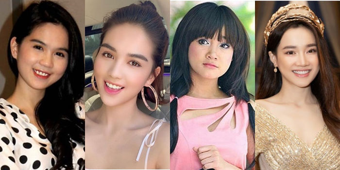 Nhã Phương và dàn mỹ nhân Việt biến hóa cằm V-line theo thời gian