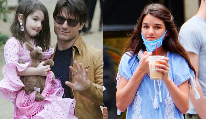 Sắc vóc rực rỡ của con gái Tom Cruise sau 8 năm thiếu vắng bóng cha