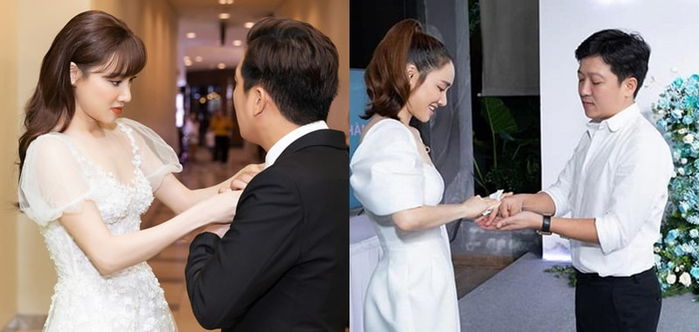 Sao Việt chăm sóc nửa kia từng ly từng tí khi đi sự kiện