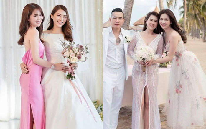 Sao Việt tham dự tiệc cưới: Vợ Lý Hải lộng lẫy hơn cả cô dâu