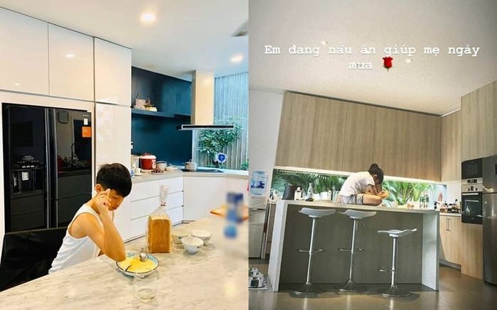Subeo ra dáng anh hai: Hết phụ bố rửa siêu xe lại chăm em gái cực khéo