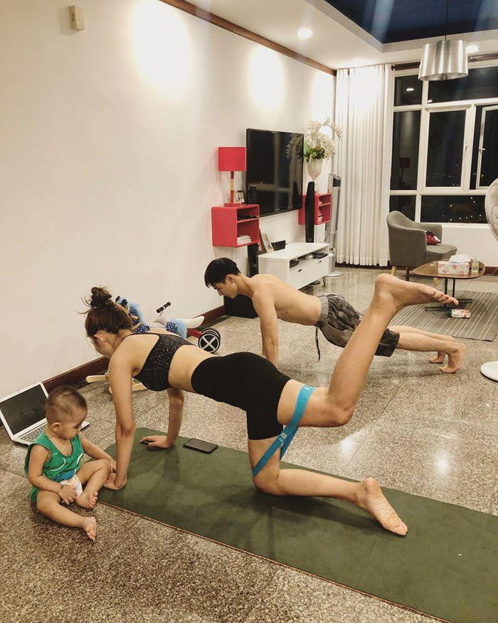 Trường Giang và loạt sao Việt giúp nửa kia lấy lại vóc dáng sau sinh