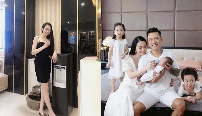 Vợ sao Việt mắn đẻ vẫn giữ được sắc vóc gợi cảm