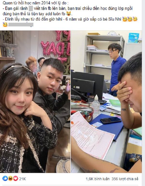 Cô gái viết tên FB lên bàn, 6 năm sau chồng mếu máo ký giấy kết hôn