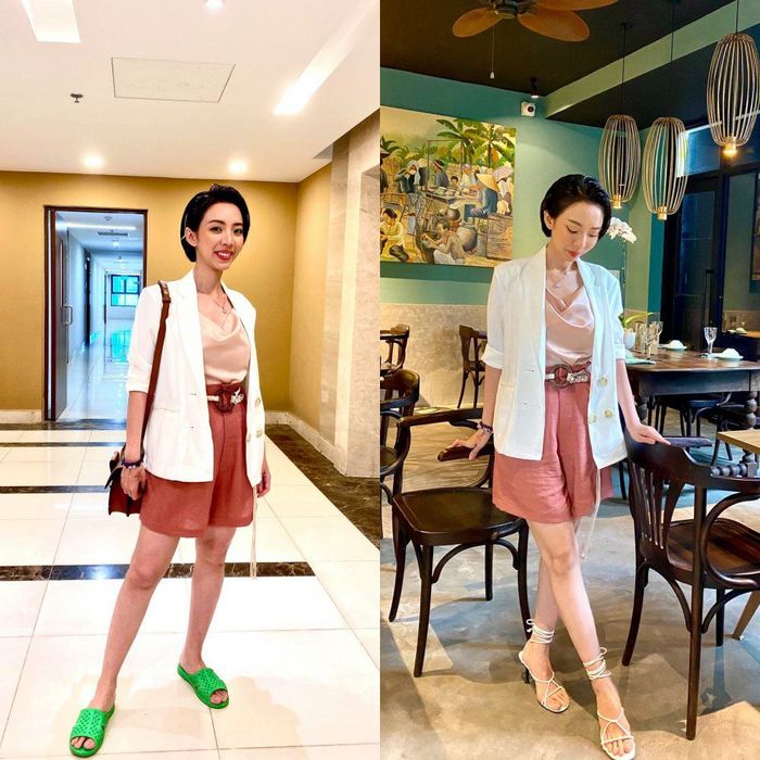 Thu Trang - Lâm Vỹ Dạ: 2 nữ danh hài hot Vbiz có style U40 đẹp mắt