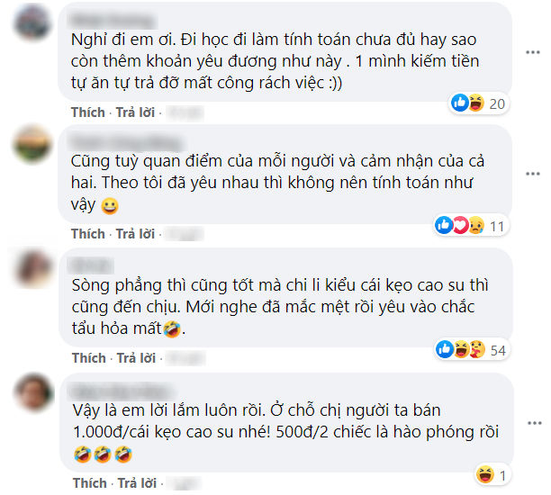 Yêu bạn trai quá sòng phẳng: Cô gái bị bắt share 45%-55% phí hẹn hò