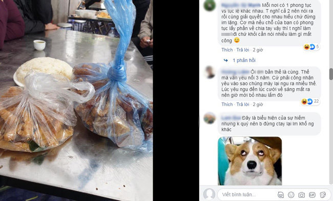 Đi ăn giỗ 200k còn trút đồ ăn mang về, cô gái đòi chia tay bạn trai