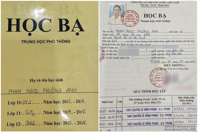 Thành tích học tập của Á hậu Phương Anh