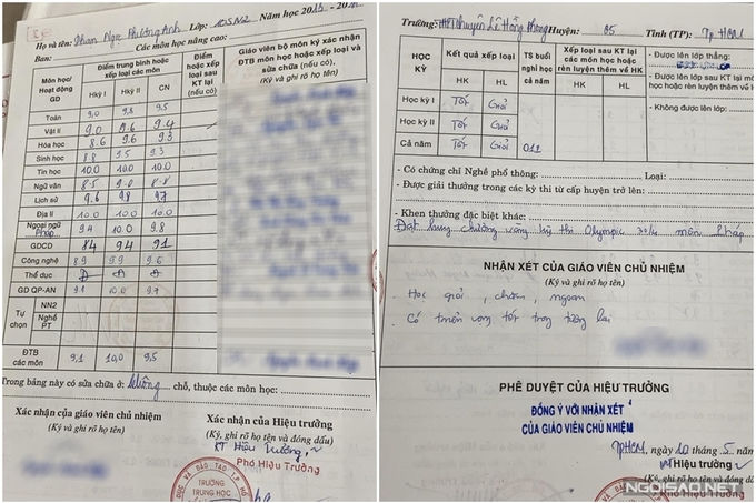 Thành tích học tập của Á hậu Phương Anh