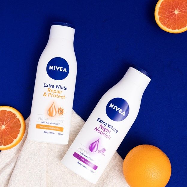 Bộ đôi sữa dưỡng thể dưỡng trắng Nivea -  Đôi bạn không thể thiểu