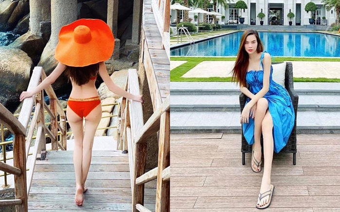 Cận cảnh sắc vóc bầu bí của Hà Hồ: Dung nhan rực rỡ, dáng nuột gợi cảm
