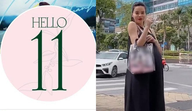 Chào tháng 11, Hồ Ngọc Hà chính thức khoe bụng bầu