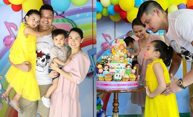 Con gái Mỹ nhân đẹp nhất Philippines mừng sinh nhật 5 tuổi