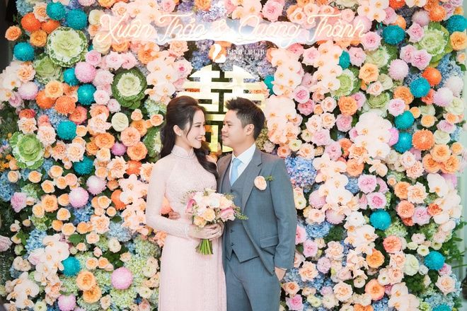 Primmy Trương là cô dâu mặc áo dài cưới màu hồng đẹp nhất