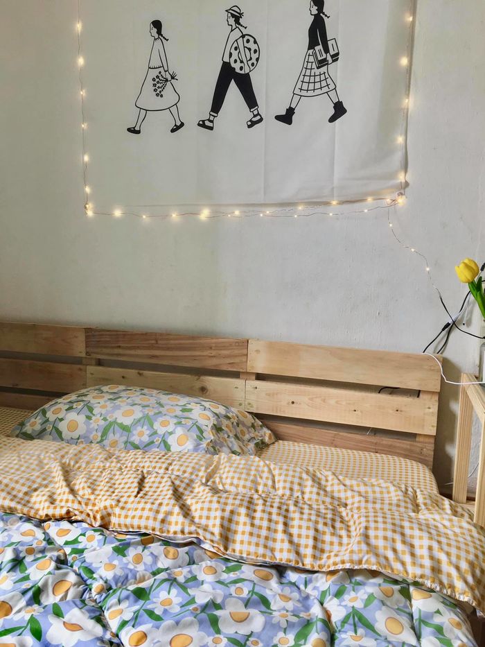 F5 phòng trọ cực thích mắt, tận dụng chân cầu thang để làm điểm nhấn