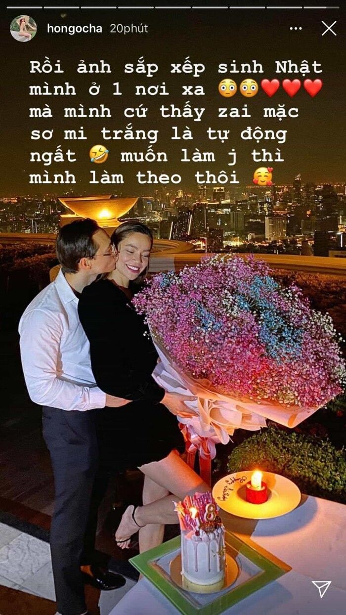 Lý do Kim Lý chăm diện áo sơ mi trắng từ khi hẹn hò Hồ Ngọc Hà