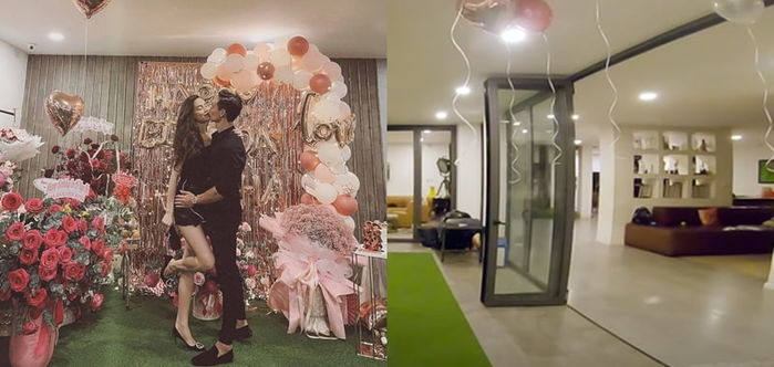 Hé lộ không gian biệt thự mới của Hà Hồ - Kim Lý