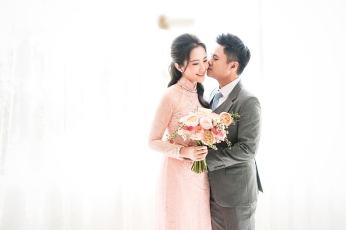 Khoảnh khắc ngọt ngào trong lễ ăn hỏi của Phan Thành - Primmy Trương