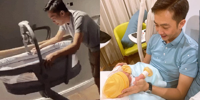 Khoảnh khắc sao nam Việt chăm con nhỏ khiến fan tan chảy