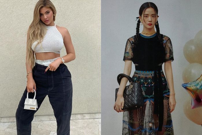 Kylie Jenner, Jisoo (BLACKPINK) lăng xê mốt đính kim băng vào quần áo