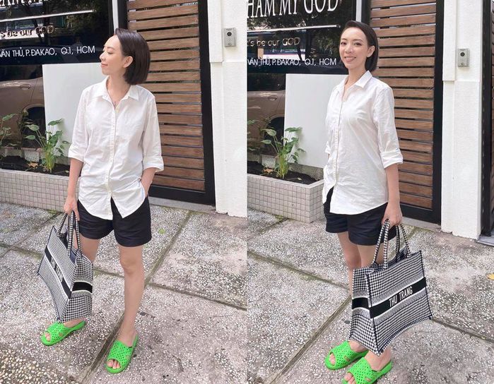 Loạt mỹ nhân Việt diện đồ hiệu nhưng đeo dép giá rẻ