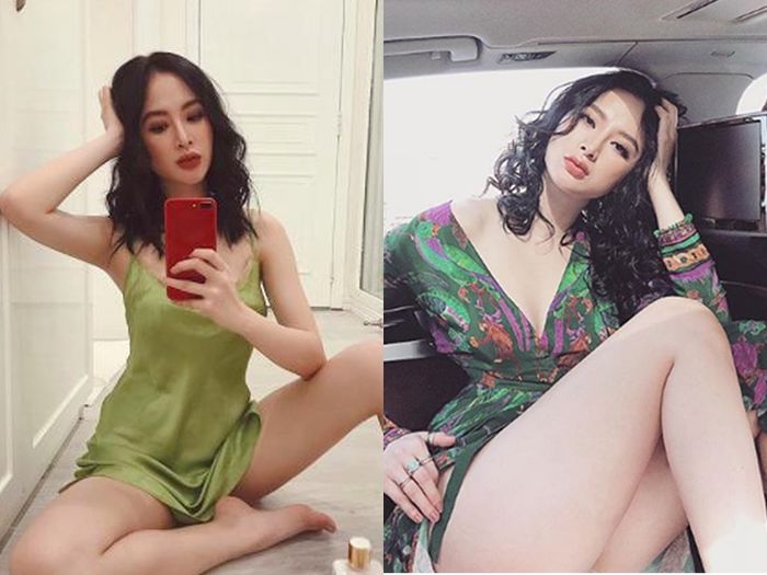 Mỹ nhân Việt mặc váy ngắn còn tạo dáng thiếu tế nhị
