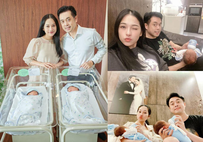 Những ông chồng Vbiz đưa vợ đi đẻ: Kim Lý không rời vợ nửa bước