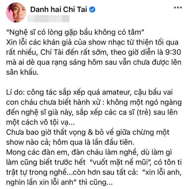 Lý do sao Việt bỏ show diễn
