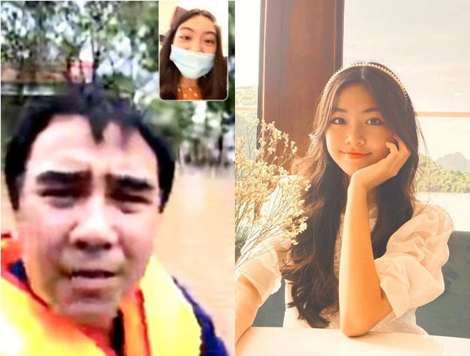Quyền Linh đi miền Trung cứu trợ, con gái đầu lòng dặn dò đầy xúc động