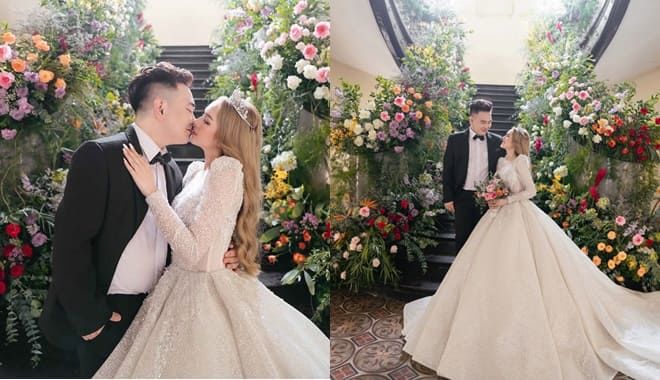 Sang chảnh như chị dâu Diệp Lâm Anh: Diện váy cưới hơn nửa tỷ đồng