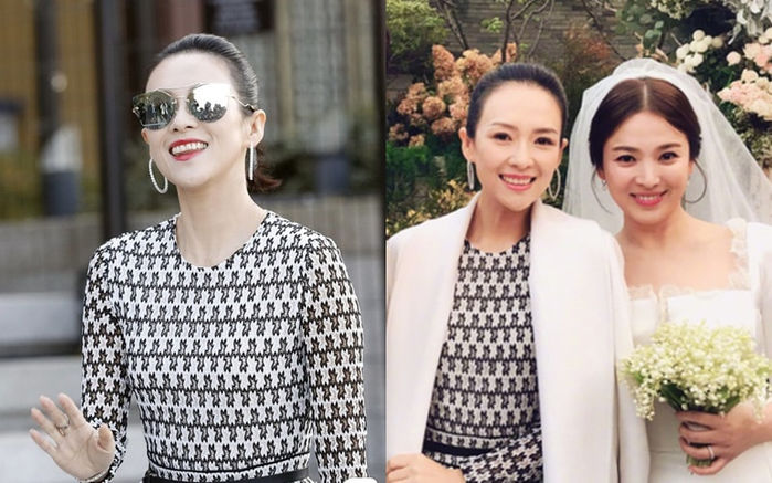 Sao Cbiz đi đám cưới: Chương Tử Di bị chỉ trích vì mặc trội hơn cô dâu