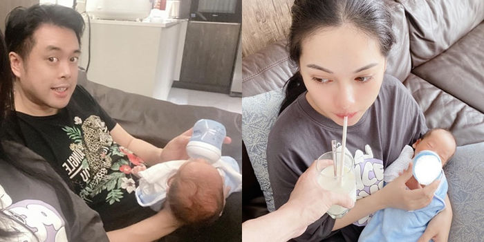 Tan chảy trước khoảnh khắc ấm áp của bố con nhà sao Việt