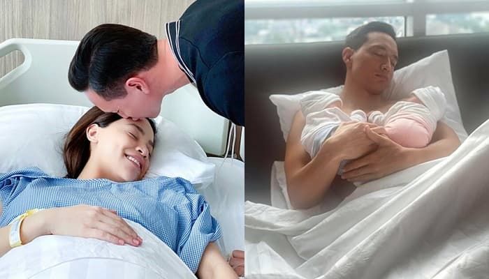 Tan chảy trước khoảnh khắc ấm áp của bố con nhà sao Việt