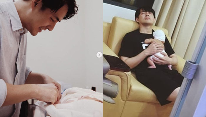 Tan chảy trước khoảnh khắc ấm áp của bố con nhà sao Việt