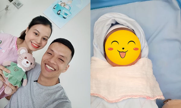 Cặp vợ chồng 2 chân ở Bắc Giang hạnh phúc chào đón con trai đầu lòng