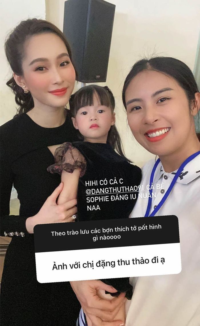 Con gái của Đặng Thu Thảo đọ sắc cùng mẹ và hoa hậu Ngọc Hân