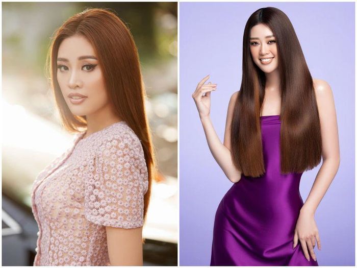Sự thật về suối tóc nữ thần của sao: Khánh Vân bị cho sửa ảnh quá đà