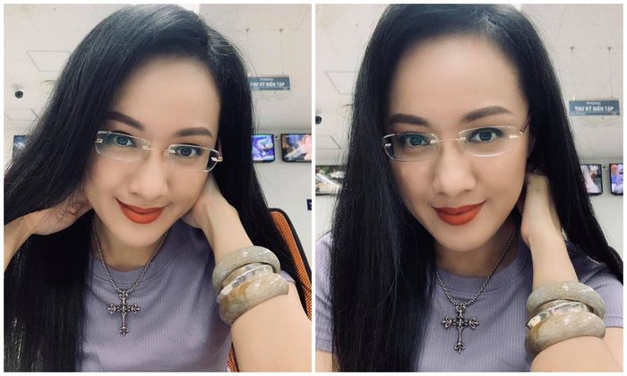 Trước khi là mỹ nhân nhà đài, BTV Hoài Anh lộ mặt mụn chi chít