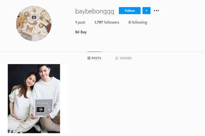 An Nguy vừa lập Instagram cho con đầu lòng, độ hot đã tăng không tưởng
