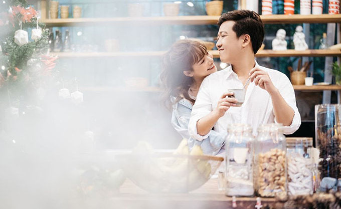 Nhã Phương yên tâm khi thấy cảnh Trường Giang chăm con