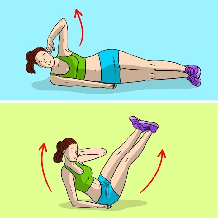 Cải thiện nhanh vòng bụng sau 3 ngày với 10 bài tập tại nhà
