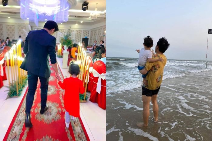 Hình ảnh 2 con riêng của Nguyễn Ngọc Tiền - vợ Quý Bình