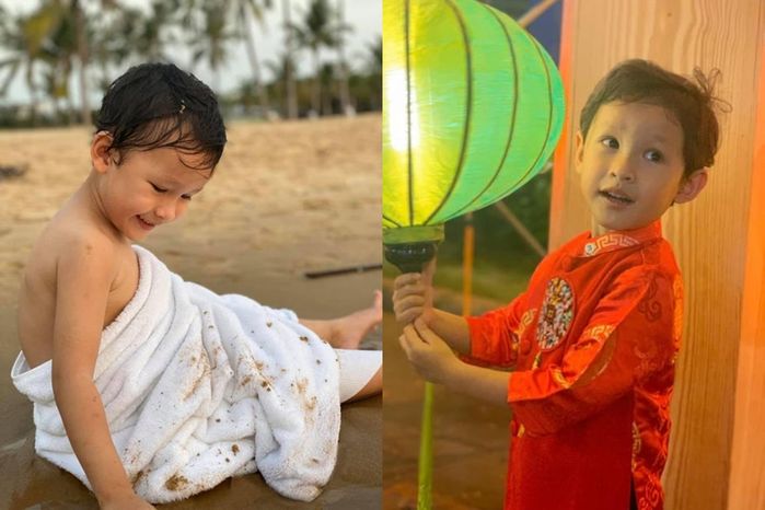 Hình ảnh 2 con riêng của Nguyễn Ngọc Tiền - vợ Quý Bình