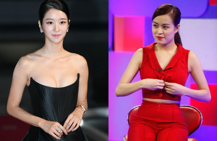 Sao nữ luồn tay chỉnh áo trước máy quay: Ngọc Trinh y hệt Seo Ye Ji