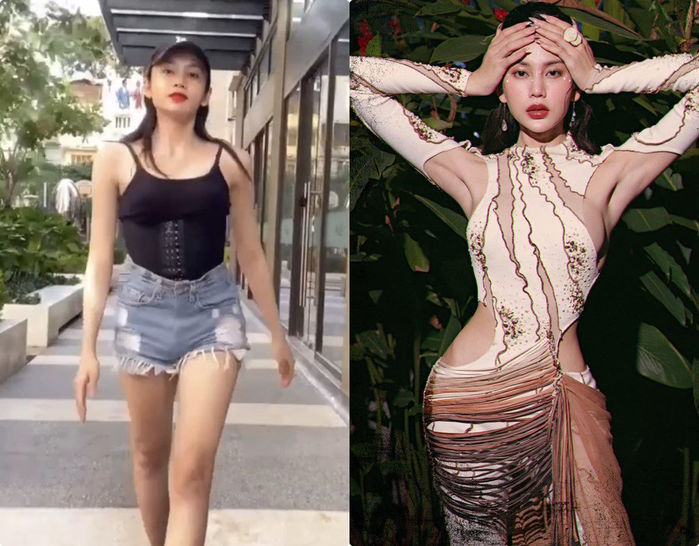 Lương Mỹ Kỳ để lộ nhược điểm đôi chân vòng kiềng