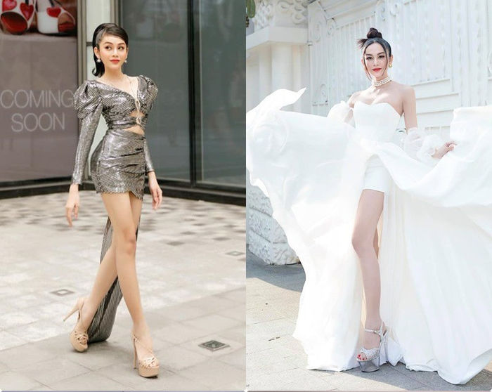 Lương Mỹ Kỳ để lộ nhược điểm đôi chân vòng kiềng